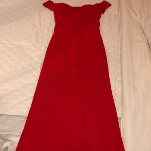 Red prom dress